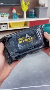 [80pcs] shoe wipes Shoe Cleaning Wet Tissue Quick Wipes Sneakers Care Shoes cleaning Solution 一次性擦鞋湿巾