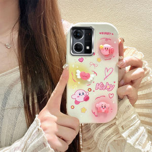 Oppo Reno7 4G Silicon Case CPH2363 Edition Womens Model Anti-fall Creative 3D Cartoon Cute New Version Phone Cover Protection