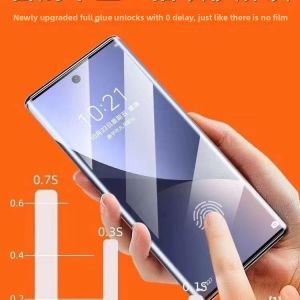 Huawei Pura70Ultra P50pro P60 P40Pro+ P30pro Curved Screen High Definition Protective Film UV Cured Film for Mobile Phone