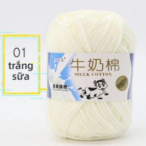 Dây Bông Sợi Sữa DIY 5 Sợi Trung Bình