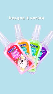 Paket 3PCS BFree Kids Spray Cologne: Parfum Anak Wangi Fresh Orange, Spicy Red & Cool Green