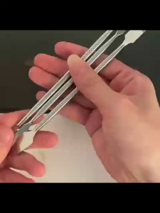 FEKER 3-in-1 Metal Spudger Pry Tool Kit Professional Pry Opening Spudger for Mechanical Keyboard  Phone