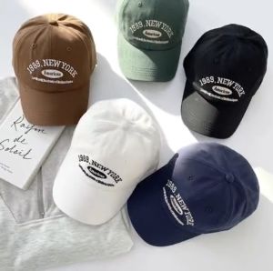 Ready Stock Cap Korean Style1989 New York Cotton Cap Baseball Quality Cap Topi [Local Seller]