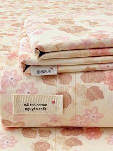 MANSHIAN | Bộ Phủ Chăn Bông Cotton Truyền Thống Dày
