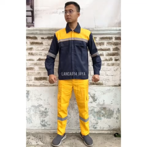 Wearpack Atasan / Kemeja Safety / Kemeja safety K3 wearpack atasan lengan panjang baju Safety Wearpack Atasan Lengan Panjang Kombinasi Scotlight / baju tambang / wearpack atasan Atasan Wearpack Murah / Baju Kerja / baju wearpack kerja proyek