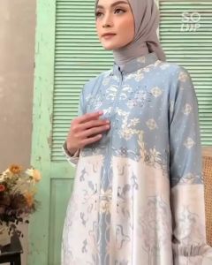 PROMO DRESS GAMIS AURORA PAKAIAN WANITA / GAMIS ARMANY / SILK MOTIF / BAJU WANITA / DRESS WANITA