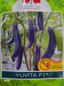 Benih Terong Ungu YUVITA F1 isi 1.100 butir Cap Panah Merah