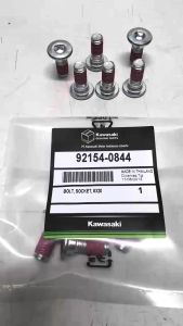 KAWASAKI ZX150 KR150 AR80 AR125 KH100 FRONT SCREW DISC SKRU DISK DEPAN CHROME RED M8x20 M8x30