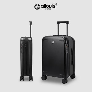 Ultra-Thin Expandable Folding Luggage with 360-degree Wheel and Password Lock Rod for Women Large Capacity