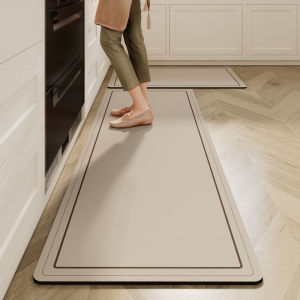 VIKAMA Kitchen diatom mud mat wabi-Sabi water absorbent oil non-slip mat home long easy to care quick dry mat