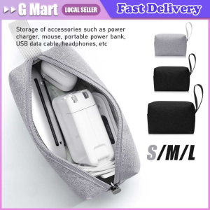Baseus Organizer Bag Zipper Storage Case for 3C Cable Earphone Power Bank Cable Charger PC Digital Accessories Bag