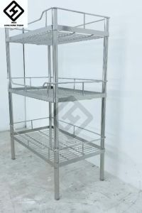 Kệ chén bát 100% INOX 304 cao cấp 2/3 304 tầng[có sóng đĩa] dụng cụ nhà bếp tiện lợi kệ đa năng đựng chén bát phòng bếp cam kết Inox sáng bóng