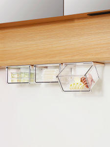 Transparent Drawer Style Storage Box Toilet Cosmetic Remover Cotton Lipstick Q-Tips Organizer Rack Mirror Cabinet Storage