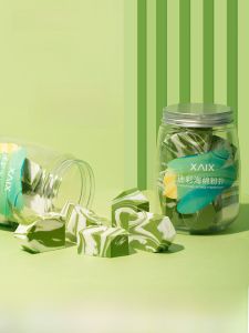 Xaix Camouflage Jelly Makeup Puff Two-Color Wet and Dry Dual-Use Five-Corner Small House Cosmetic Egg Sponge 10 Pack
