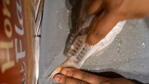 ที่ขูดเกล็ดปลาแบบสแตนเลส ปลอดภัย ใช้งานง่าย ทำความสะอาดสะดวก HE0122