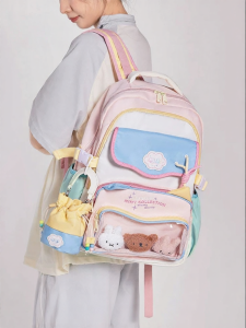 Miffy | Dopamine Colorful Large Capacity Backpack For High School Girls