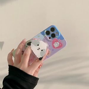 Vivo V30 V29 V27 5G Case Vivo V23 5G Case Vivo V30 V27 V25 Pro 5G Ins Cute Rabbit Cartoon Hard Case With Rabbit Holder
