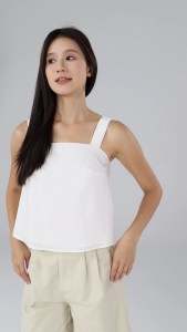 HFA Womens Padded Sleeveless Top with Ruched Straps