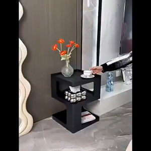 Meja Kopi Rak Penyimpanan Dua Lapis Santai Meja Kopi Meja Meja Kecil Kamar Meja Samping Sofa Ruang Tamu Rumah Coffee Table