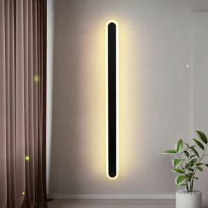 SXH  Modern Simplicity led Wall Lamp Personality Fashion Creative Design Lamp Bedside Bedroom Corridor Aisle Long Strip Lamp Wall Lamp