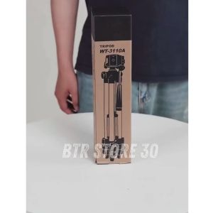 Weifeng Tripod Kamera DSLR Syuting Untuk Siaran Langsung Konten Kreator 4 Section Pan Head 1M