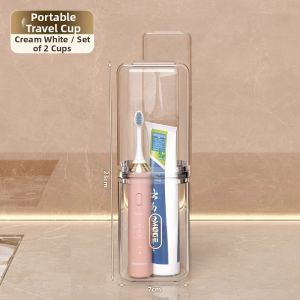 YUHANG | Portable Travel Kit with 4-in-1 Cup and Toothbrush Holder