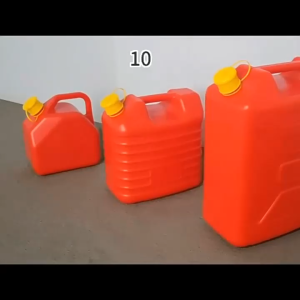 【HOT】 Red Plastic Fuel Can Portable Petrol Diesel Storage Jerry Can Leak Proof Oil Container for Car Motorcycle Farm