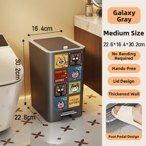 evesigar | Pedal Open Lid Trash Can