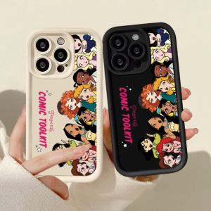 Compatible with iphone 14 Pro Max Phone Case Princess party 12 13 14 15 11 Pro Max Casing silicone xr xs Max 7 8 Plus