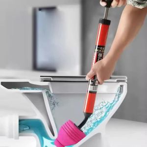 Powerful High Pressure Air Plunger Toilet Unclogger Ergonomic Drain Clog Remover Plumbing Tool for Sink