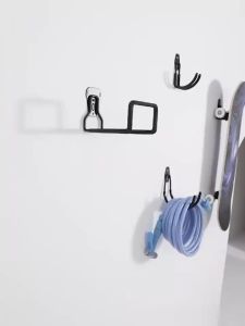 Bike Wall Mount Hook Warehouse Storage Tools Black Heavy Duty Metal Hook
