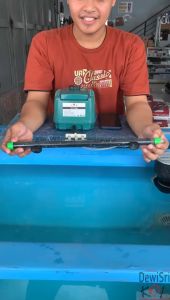Selang UNIRING dengan / Dop / Dudukan PANJANG 90 CM Aerator Kolam dan aquarium