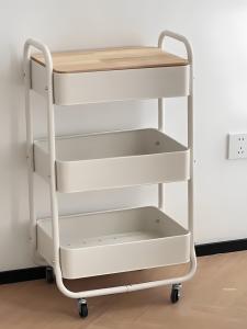 Mobile Living Room Storage Shelf