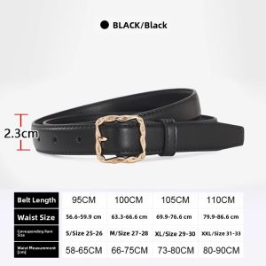 BILLI ZILLY | Retro Simple Leather Belt Womens New 2025 Fashion Soft Cowhide Match Jeans Belt Popular Internet Red Waist Belt