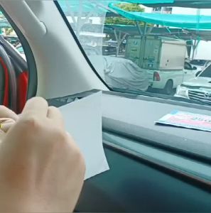 เครื่องสำอางสูญญากาศ ติด ทะเบียนรถ & พรบ. ชนิดใส 1 ครั้ง - สามารถจับปริมาณ 1 สัญญาณ