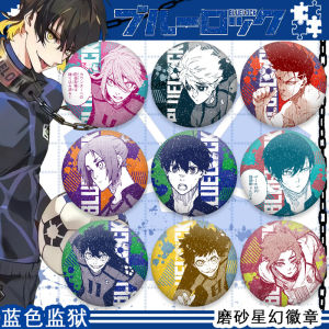 Bandai | Blue Lock Badge Acrylic Charm Anime Merchandise Seiichi Isagi Yoichi Bachira Renji Kunigami Fan Art Collection Otaku Gifts