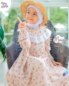 Zahra olShopp - EDISI LEBARAN 2023 Baju Muslim Anak Perempuan Tanpa Jilbab usia 2  12 tahun bisa COD