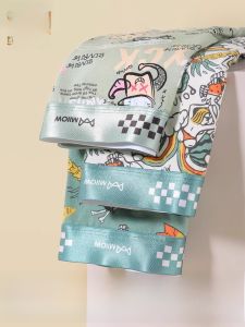 Quần lót MiiOW Catman nam làm bằng vải cotton họa tiết hoạt hình cạp vừa