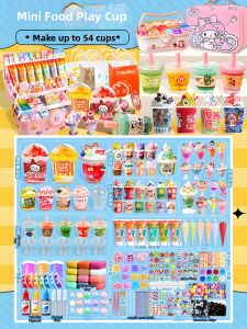 DIY Ice Cream Milk Tea Cup Toy for Girls Over 6