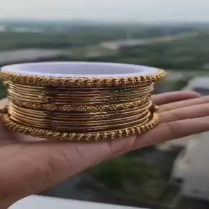 Gelang Malaysia  Golden Bangles with Bell