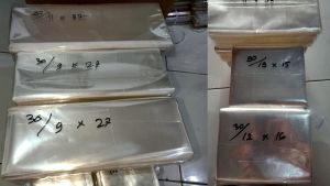 (TEBAL) Plastik OPP Kaca TANPA LEM / Plastik Souvenir / 6X15 / 7X15 / 8X15 / 9X15 / 10X15 / 11X15 / 12X15 / 13X15 / 14X15 / 15X15