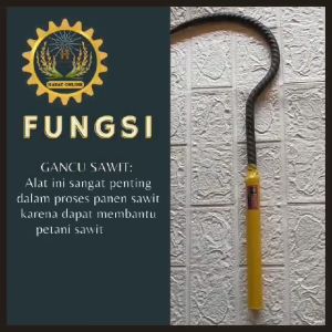 Gancu Baja Ulir Asli Alat Panen Sawit