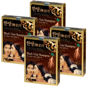 Combo 4 hộp dầu gội đen tóc "Gội là Đen Ngự Thảo Đường đến từ Hàn Quốc với chiết xuất từ các thành phần thiên nhiên kết hợp với thuốc bắc truyền thống . Cho bạn một mái tóc mềm mại mượt mà và đen óng ả ngay sau lần gội đầu tiên.