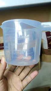 Gelas Takar Ukur Plastik 500ml Takaran Kue Cake Puding Dapur Masak by Einstein-Store