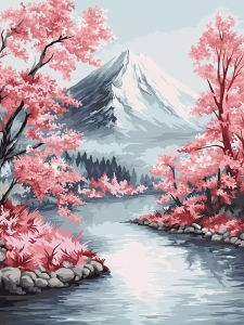 Kayou | Landscape Painting By Numbers for Adults DIY Kits HandPainted on Canvas Oil Picture Drawing Coloring By Number