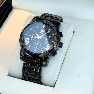 OLEVS merek resmi Autentik jam tangan pria anti air cowok keren original asli import elegan mewah dewasa terbaru Santai Mode berlian Multifungsi bercahaya kalender hitam Jam tangan kuarsa tali jam baja tahan karat buat gaya kado untuk pacar cowok