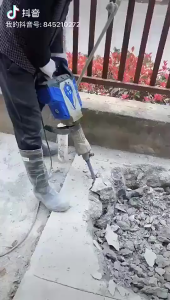 CHUANGCHAO 8500W Electric Rock Drill Crusher Road Crusher Electric Drill 65J Jack hammer demolition concrete electric heavy duty demolition Blasting Hammer Chipping Gun Electric HammerDrill Blasting Jack Hammer Professional Concrete Industry Hammer