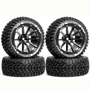 Rubber Tire RC 12mm Hex Hub Compatible with HSP Tamiya XV01 TT01 Kyosho Traxxas Sakura WLtoys HSP 1/10 RC On-Road Racing Tourin