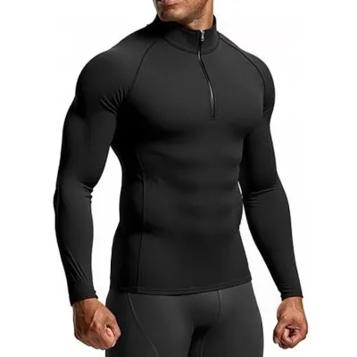 Áo Thun Thể Thao Nam Dài Tay Ôm Sát Áo Tập Gym Chạy Bộ Áo Thể Thao Nén Thoáng Khí Áo Tập Luyện Cho Thể Hình Yoga Đi Bộ Đường Dài