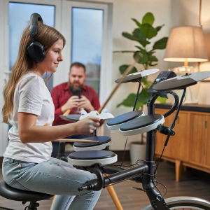 Jazz Practice Home Use Foldable Electronic Drum